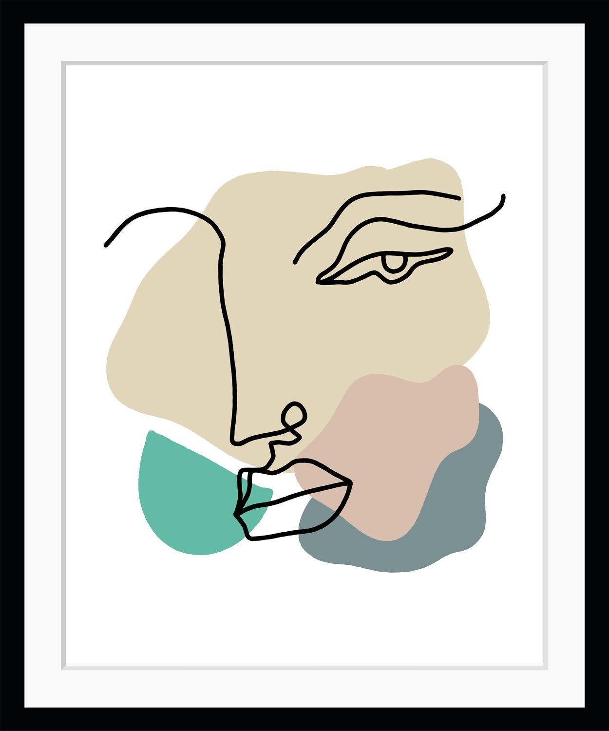 queence Bild »Nena«, Abstrakt, gerahmt, Gesicht, Abstrakt queence Bild »Nena«, Abstrakt, gerahmt, Gesicht, Abstrakt von queence