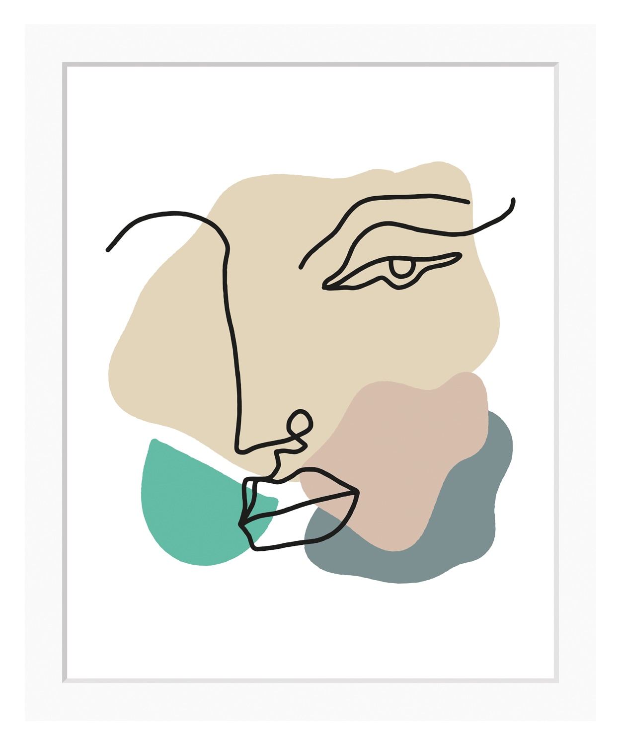 queence Bild »Nena«, Abstrakt, gerahmt, Gesicht, Abstrakt queence Bild »Nena«, Abstrakt, gerahmt, Gesicht, Abstrakt von queence