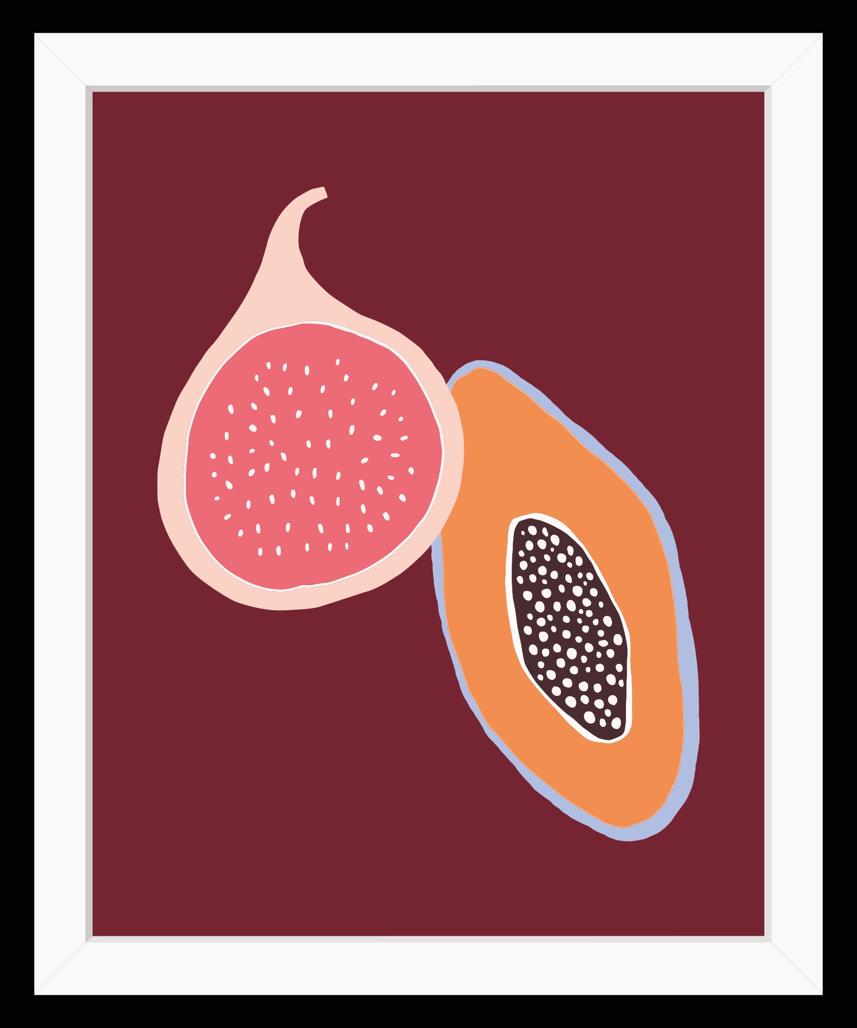 queence Bild »Paul«, Obst-Obst Bilder-Kunst-Lebensmittel-Orange, HD Premium Poster-Druck inkl. Holzrahmen queence Bild »Paul«, Obst-Obst Bilder-Kunst-Lebensmittel-Orange, HD Premium Poster-Druck inkl. Holzrahmen von queence