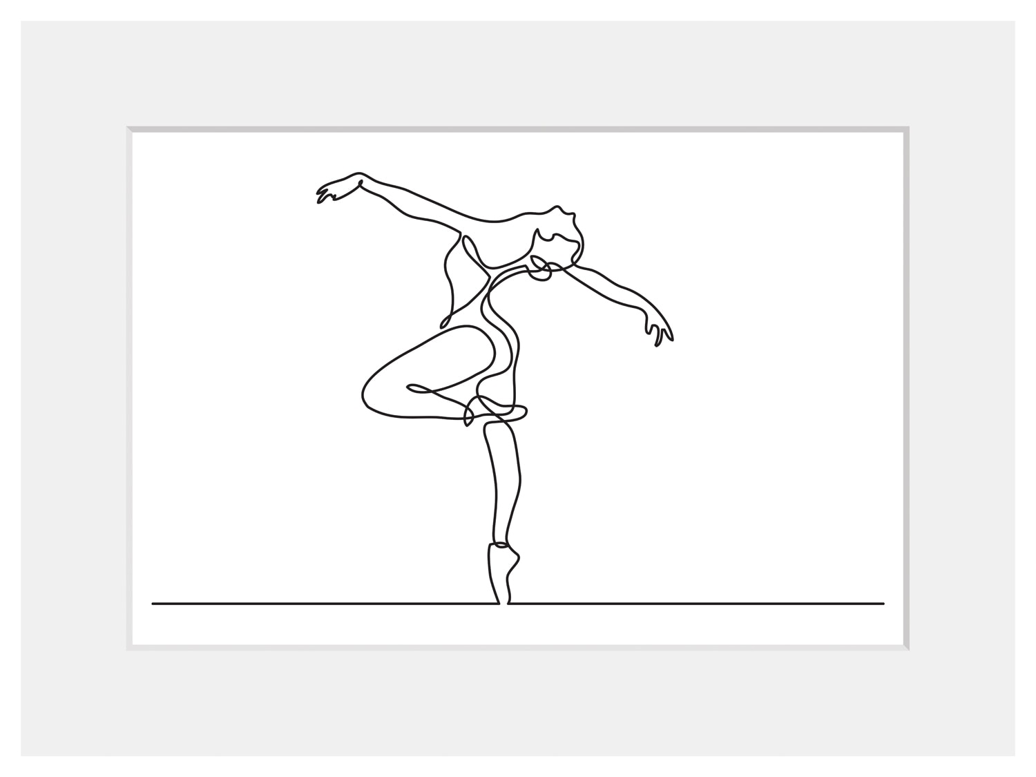 queence Bild »Polina«, Frau, gerahmt, Ballerina, Ballett queence Bild »Polina«, Frau, gerahmt, Ballerina, Ballett von queence