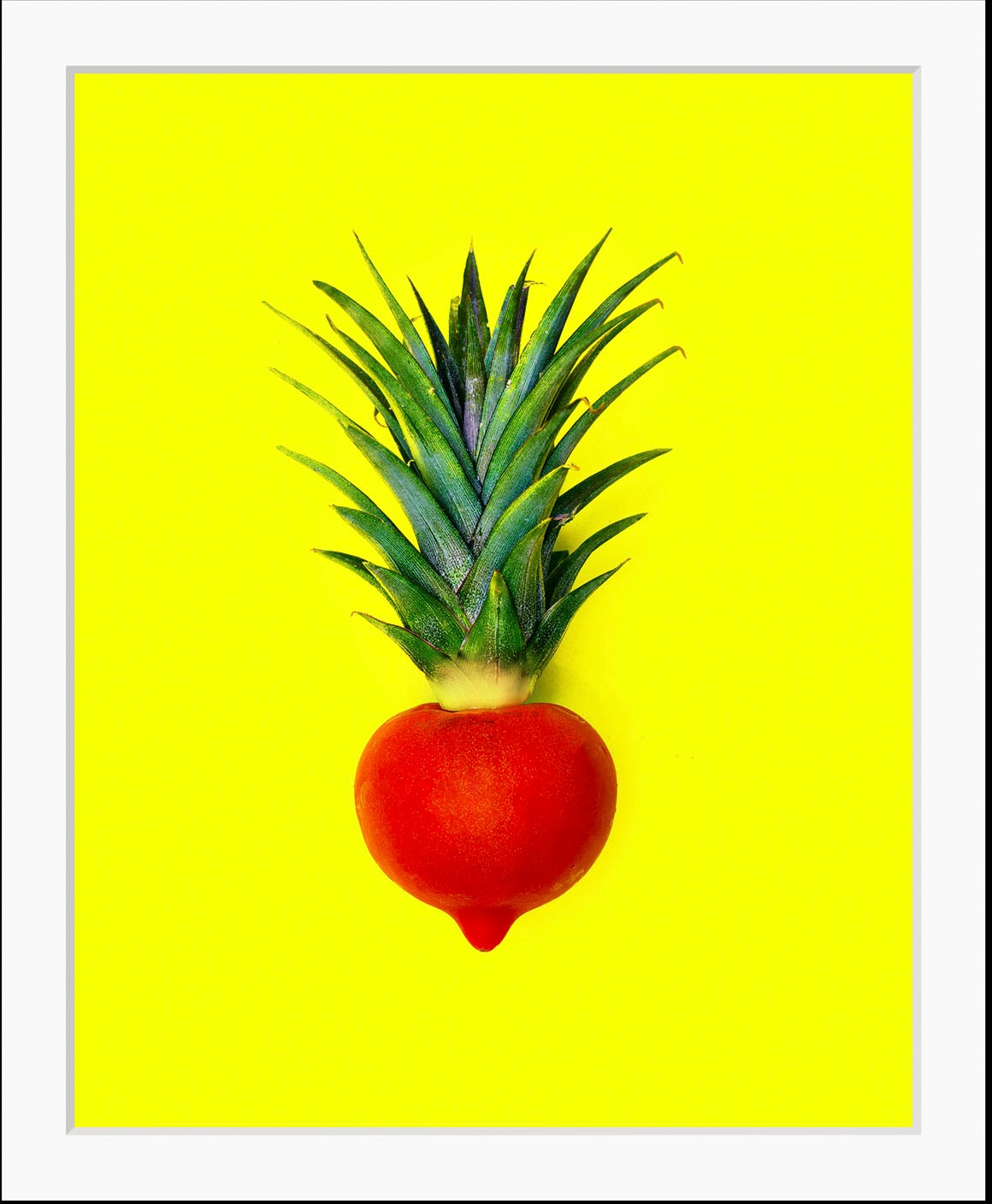 queence Bild »Tristan«, Obst-Obst Bilder-Lebensmittel-Essen-Kunst-Figuren, (1 St.), HD Premium Poster-Druck inkl. Holzrahmen von queence