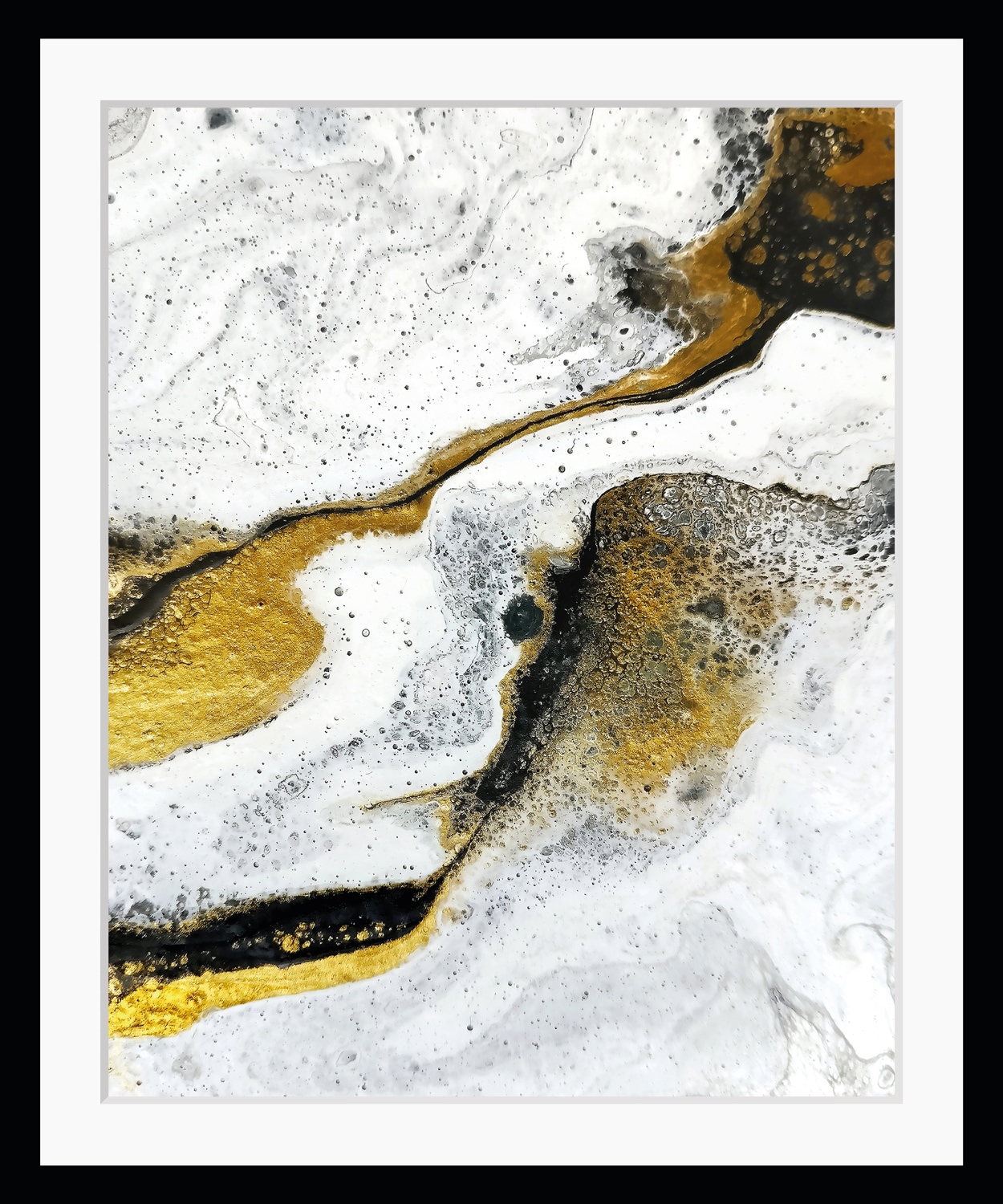 queence Bild »Tweety«, Abstrakt-Kunst-Marmor-Modern, HD Premium Poster-Druck inkl. Holzrahmen queence Bild »Tweety«, Abstrakt-Kunst-Marmor-Modern, HD Premium Poster-Druck inkl. Holzrahmen von queence