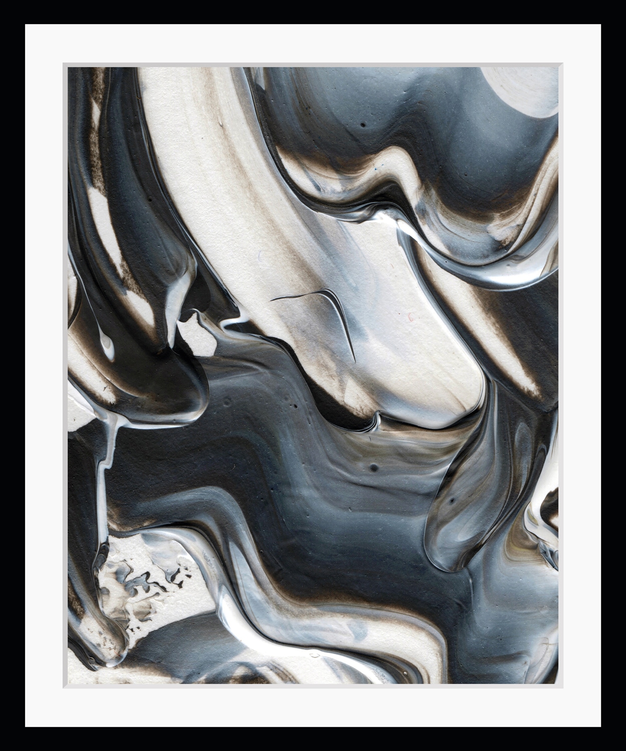 queence Bild »Abstrakte Auqrellfarben«, Abstrakt-Kunst-Gemälde-Figuren, HD Premium Poster-Druck inkl. Holzrahmen queence Bild »Abstrakte Auqrellfarben«, Abstrakt-Kunst-Gemälde-Figuren, HD Premium Poster-Druck inkl. Holzrahmen von queence