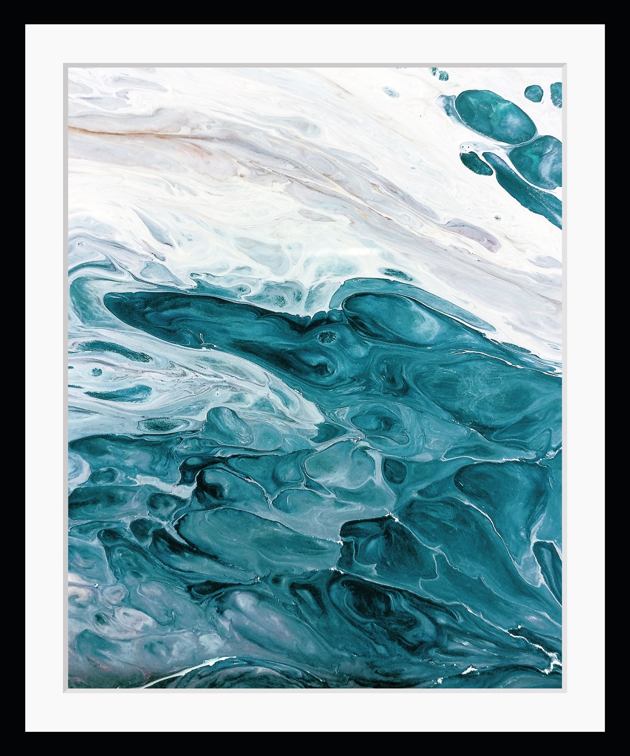 queence Bild »Wavery«, Abstrakt-Stein-Spa-Spirituelle Bilder, HD Premium Poster-Druck inkl. Holzrahmen queence Bild »Wavery«, Abstrakt-Stein-Spa-Spirituelle Bilder, HD Premium Poster-Druck inkl. Holzrahmen von queence