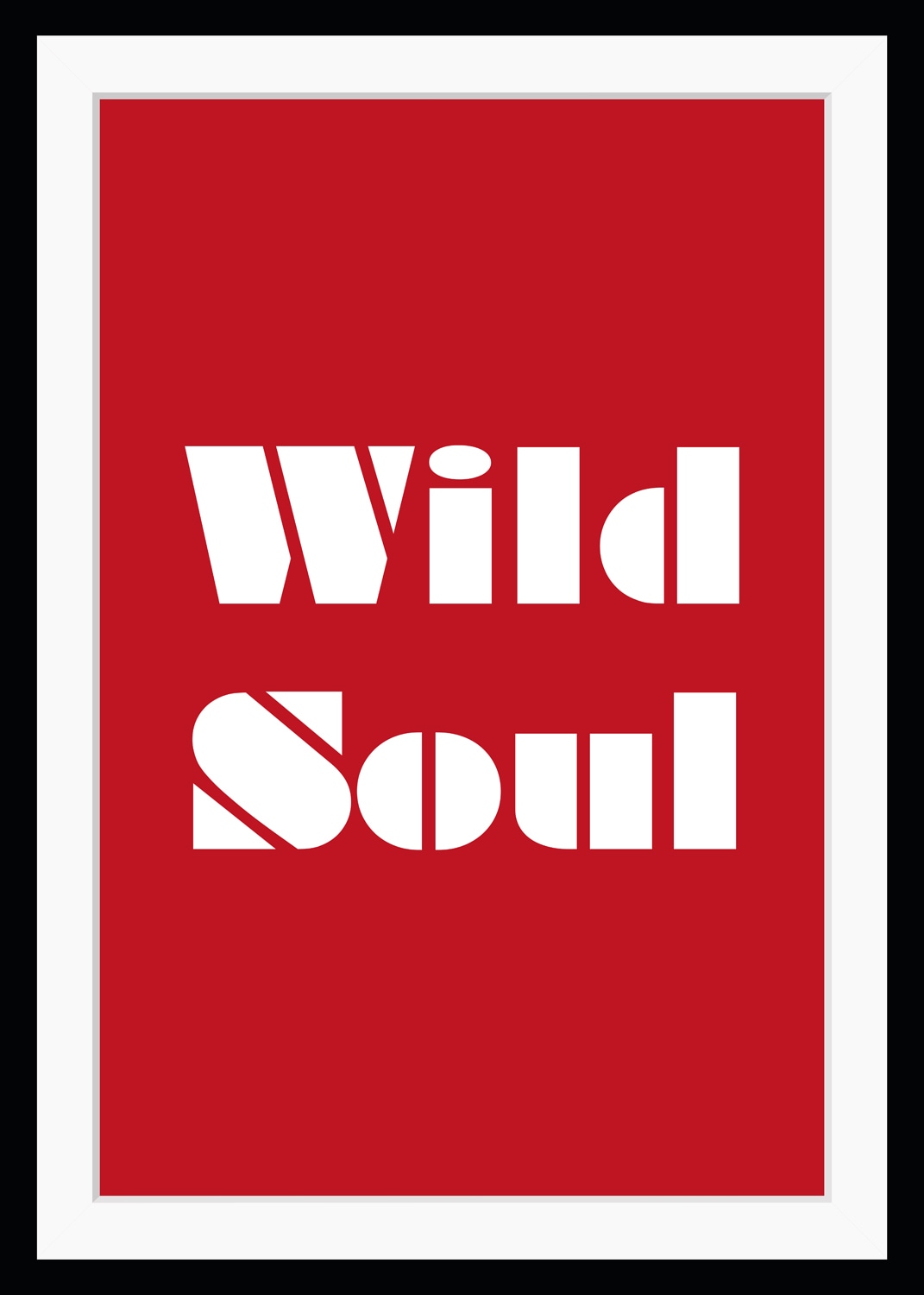 queence Bild »Wild Soul«, Sprüche & Texte-Schriftzug-Schriftzüge, HD Premium Poster-Druck inkl. Holzrahmen queence Bild »Wild Soul«, Sprüche & Texte-Schriftzug-Schriftzüge, HD Premium Poster-Druck inkl. Holzrahmen von queence