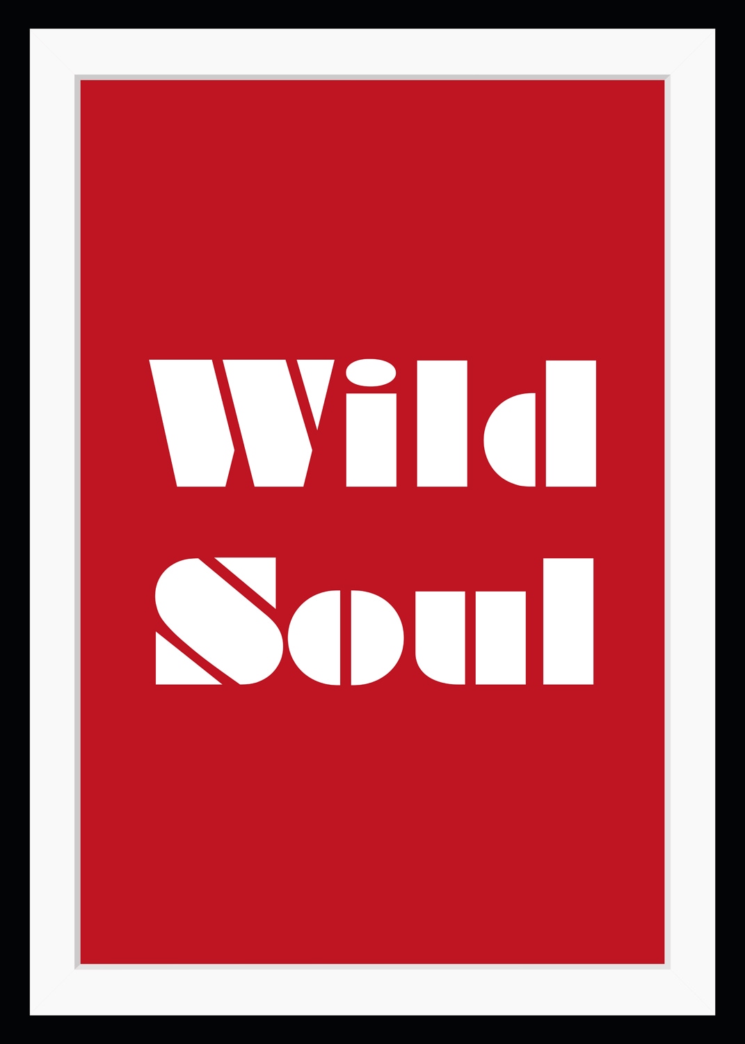 queence Bild »Wild Soul«, Sprüche & Texte, Spruch, gerahmt von queence