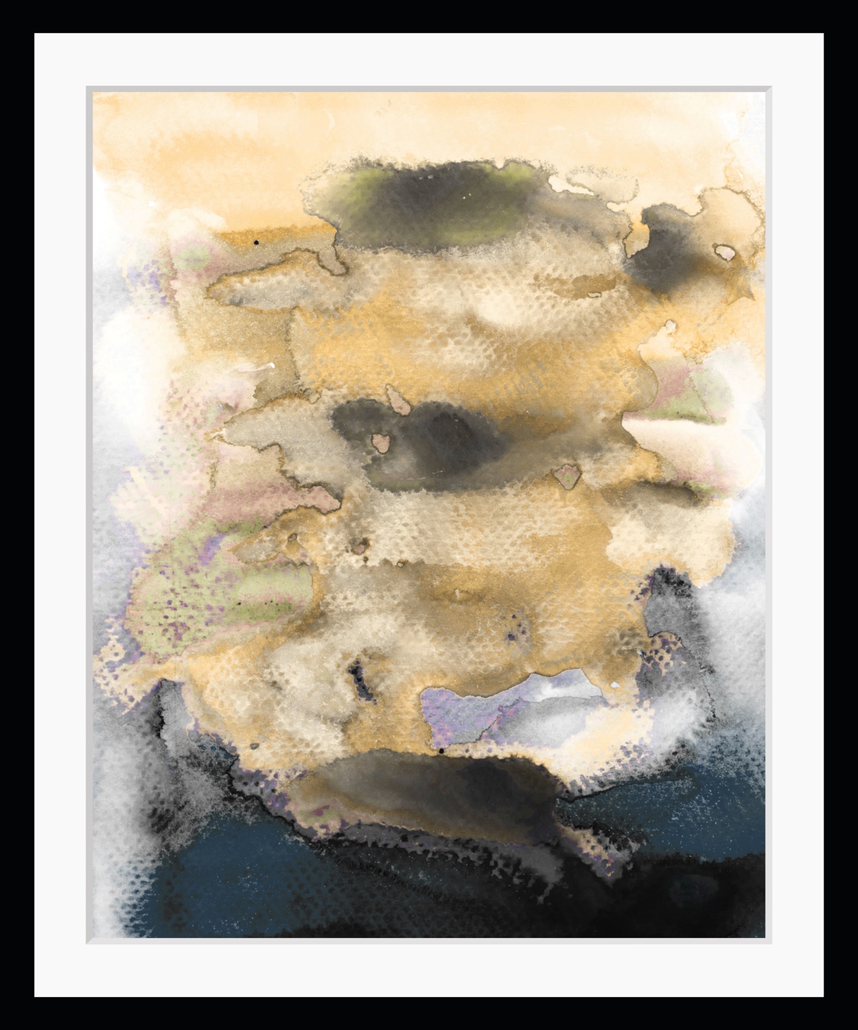 queence Bild »Aquarell Kunstwerk«, Abstrakt-Figuren-Kunst-Gemälde, HD Premium Poster-Druck inkl. Holzrahmen queence Bild »Aquarell Kunstwerk«, Abstrakt-Figuren-Kunst-Gemälde, HD Premium Poster-Druck inkl. Holzrahmen von queence
