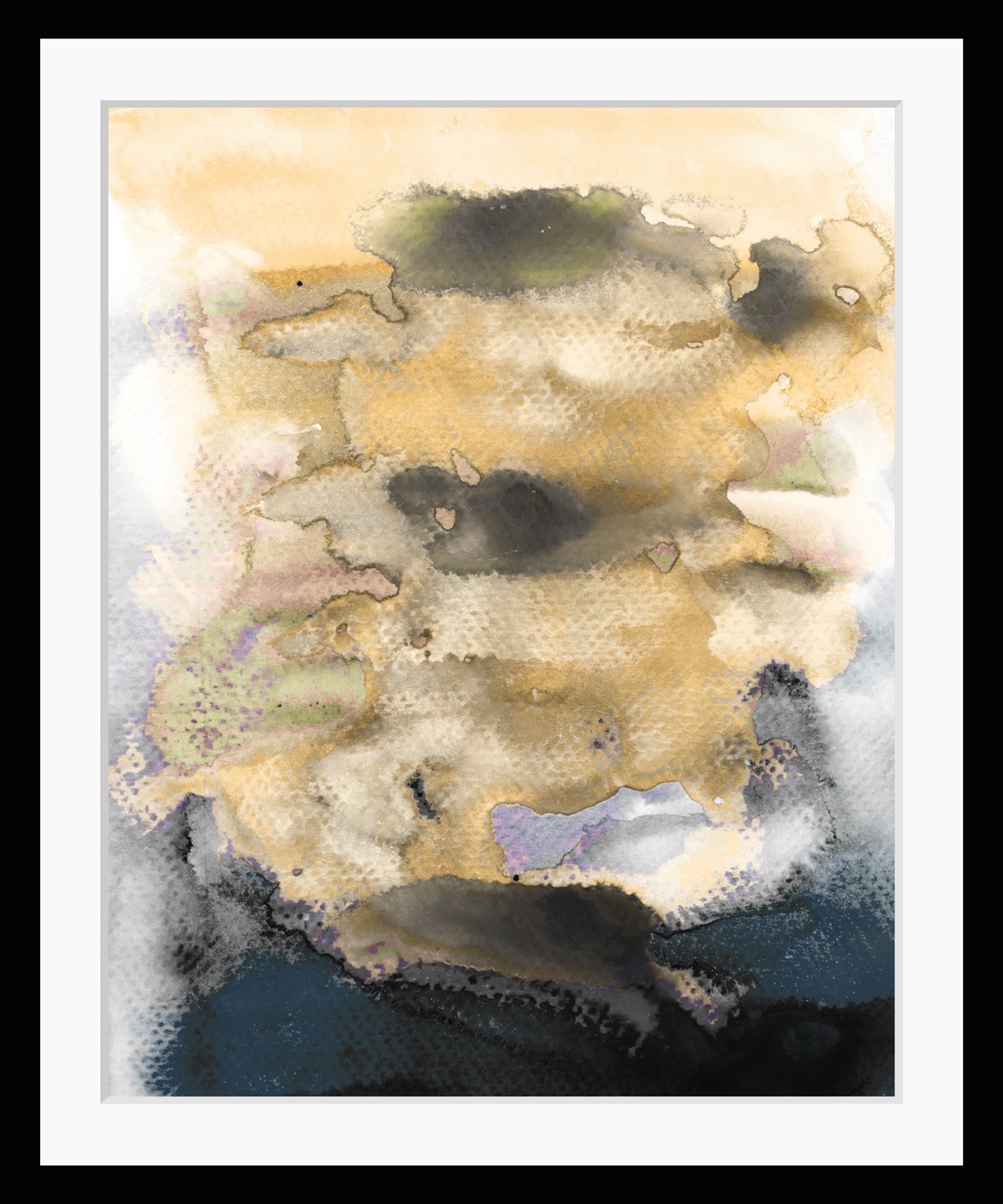 queence Bild »Aquarell Kunstwerk«, Abstrakt-Figuren-Kunst-Gemälde, HD Premium Poster-Druck inkl. Holzrahmen queence Bild »Aquarell Kunstwerk«, Abstrakt-Figuren-Kunst-Gemälde, HD Premium Poster-Druck inkl. Holzrahmen von queence