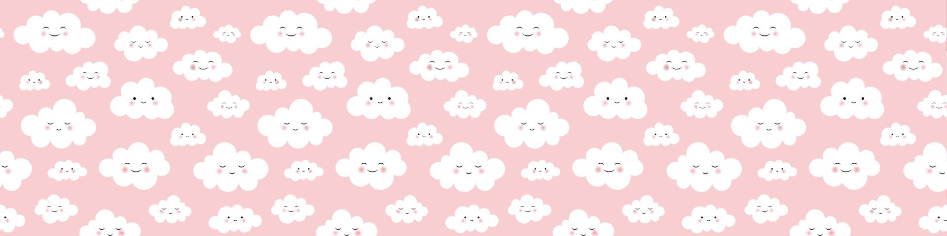 queence Bordüre »Auf rosa Wolken«, gemustert, 3er Set, selbstklebend, kinderleichte Anbringung, Sticker queence Bordüre »Auf rosa Wolken«, gemustert, 3er Set, selbstklebend, kinderleichte Anbringung, Sticker von queence