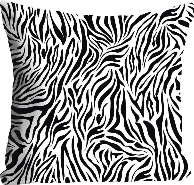 queence Dekokissen »Finn«, mit Animalprint im Zebra-Design, Kissenhülle ohne Füllung, 1 Stück von queence