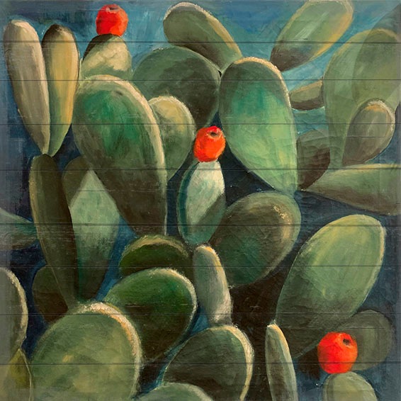 queence Holzbild »Cactus Love«, (1 St.) von queence