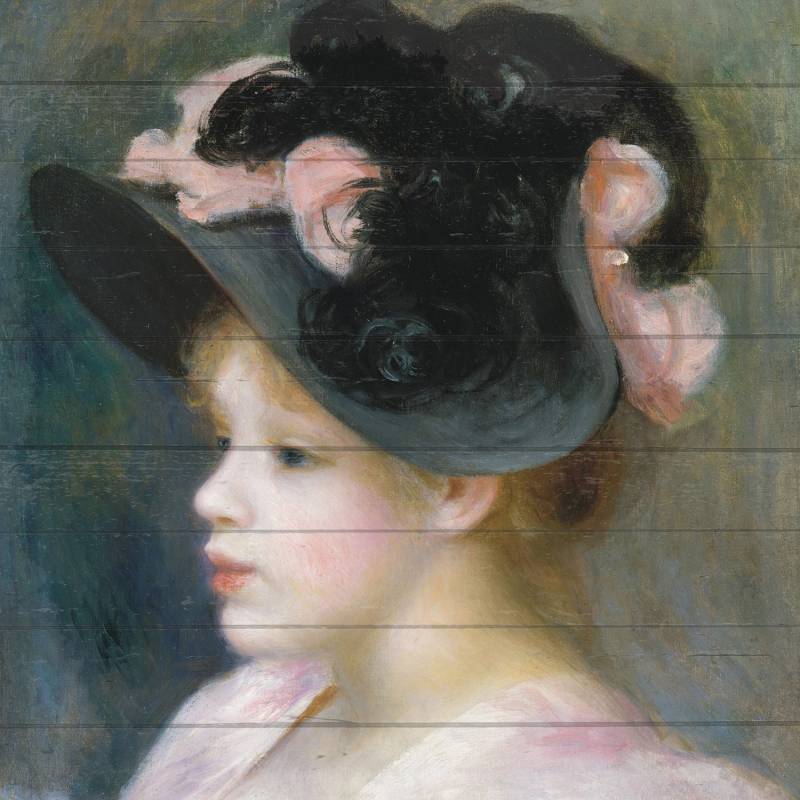 queence Holzbild »Magdalena«, Frau, (1 St.), 50x50 cm von queence