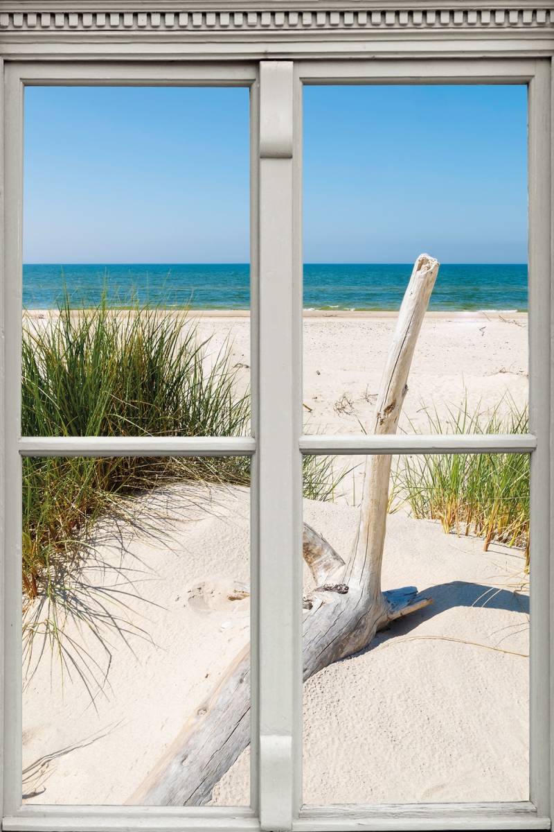 queence Leinwandbild »Langeoog«, Düne-Gräser-Natur-Meer, (1 St.), Premium-Leinwandstoff von queence