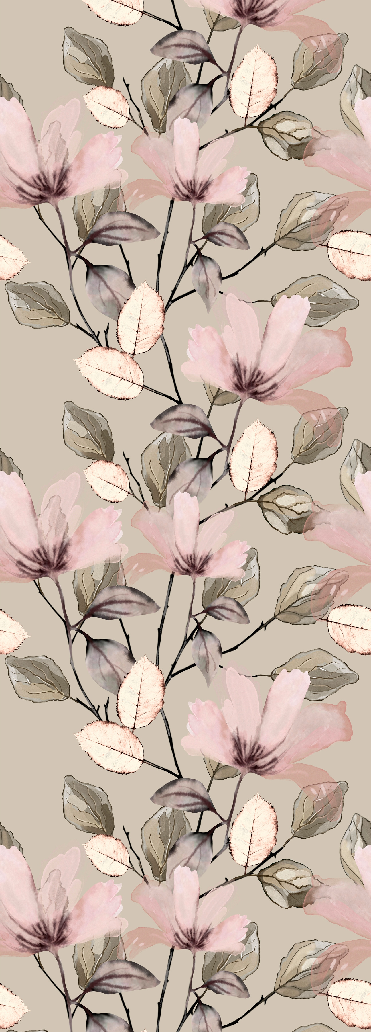 queence Vinyltapete »Blumen«, bedruckt-Motiv-botanisch-floral-gemustert-natürlich, 90x250cm, selbstklebend, kinderleichte Anbringung, Sticker queence Vinyltapete »Blumen«, bedruckt-Motiv-botanisch-floral-gemustert-natürlich, 90x250cm, selbstklebend, kinderleichte Anbringung, Sticker von queence