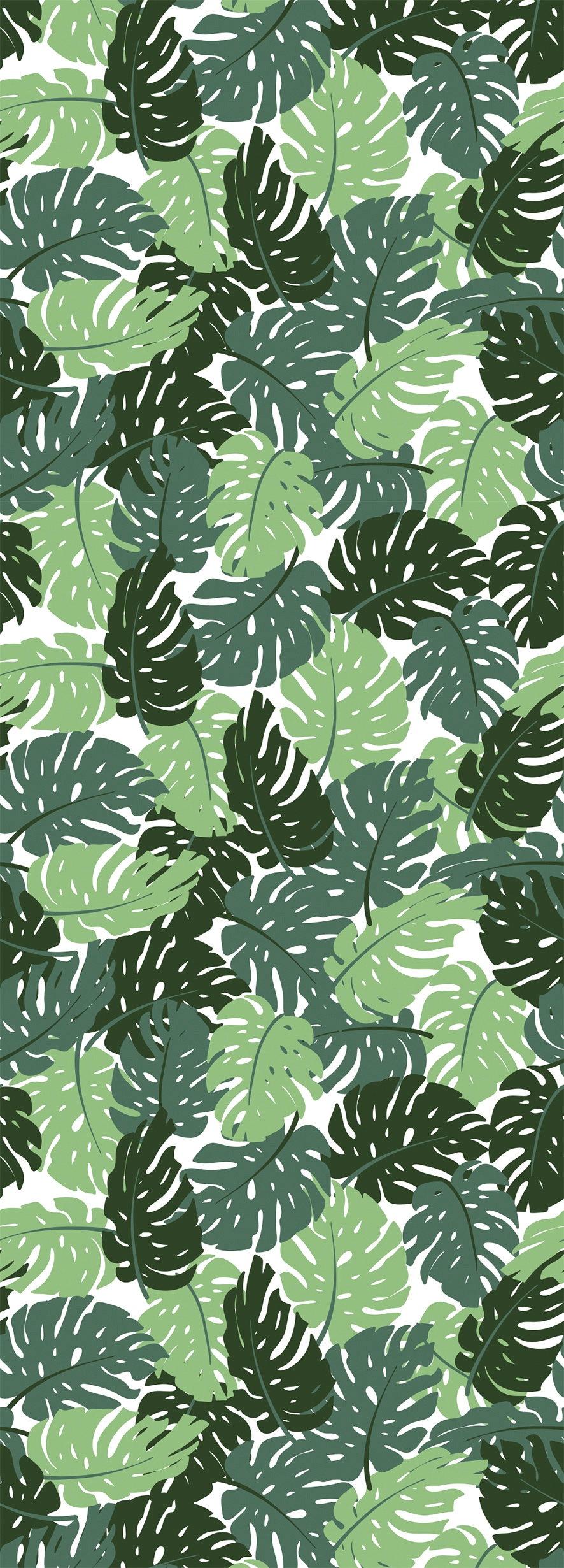 queence Vinyltapete »Monstera«, 90 x 250 cm, selbstklebend von queence