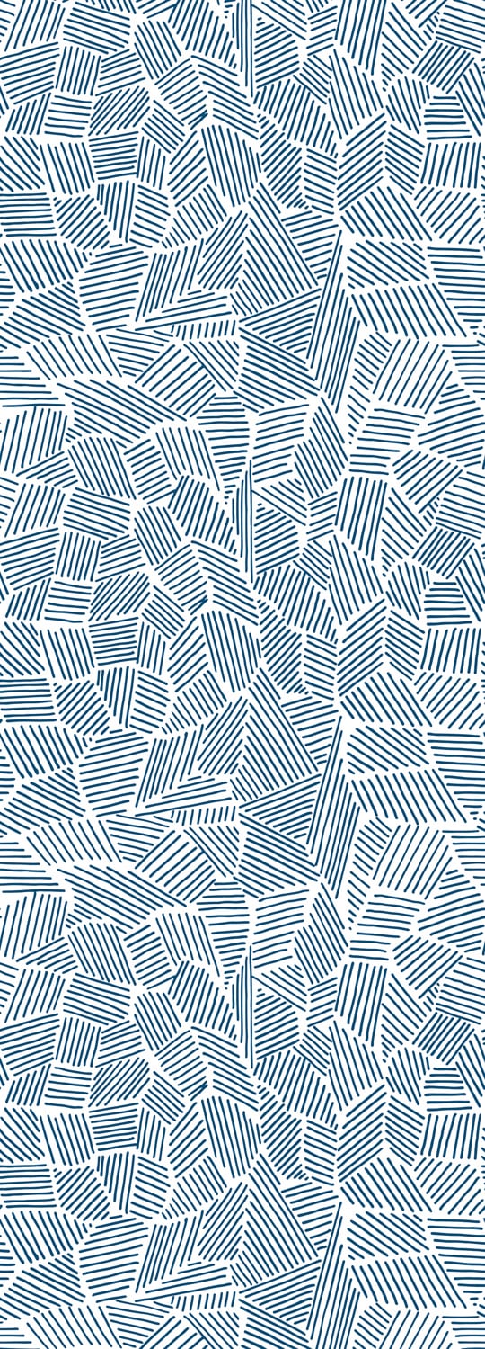 queence Vinyltapete »Muster-Blau«, 90x250cm, selbstklebend, kinderleichte Anbringung, Sticker queence Vinyltapete »Muster-Blau«, 90x250cm, selbstklebend, kinderleichte Anbringung, Sticker von queence
