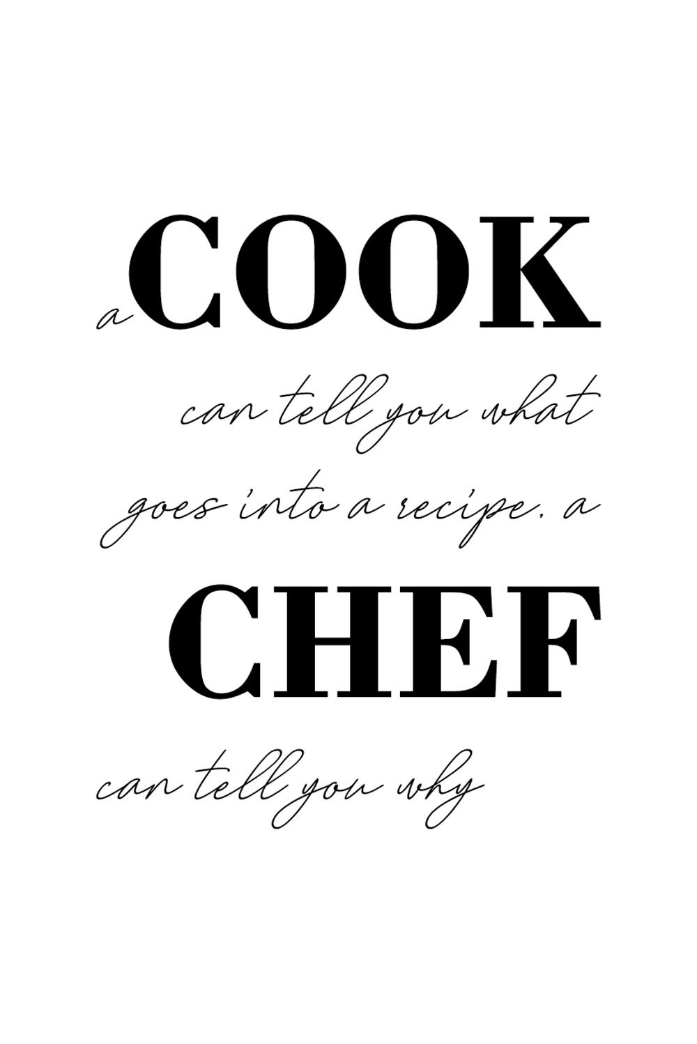 queence Wanddekoobjekt »COOK CHEF«, Stahlschild, Blechschild, Spruch, Witzig, Wanddeko, retro, 20x30cm von queence