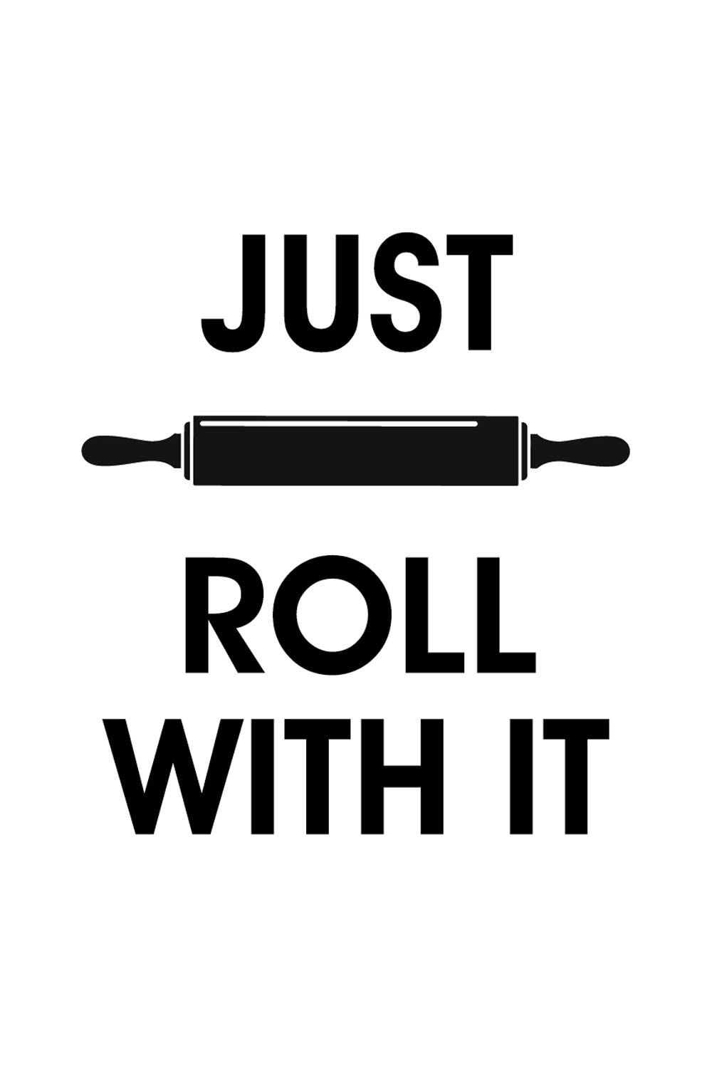 queence Wanddekoobjekt »JUST ROLL WITH IT« von queence