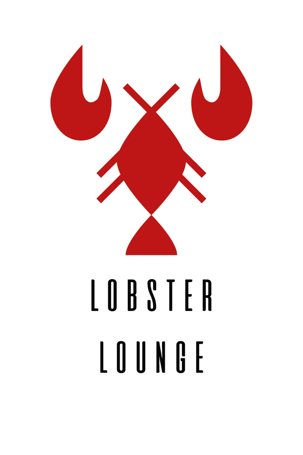 queence Wanddekoobjekt »LOBSTER LOUNGE«, Stahlschild, Blechschild, Spruch, Witzig, Wanddeko, retro, 20x30cm von queence