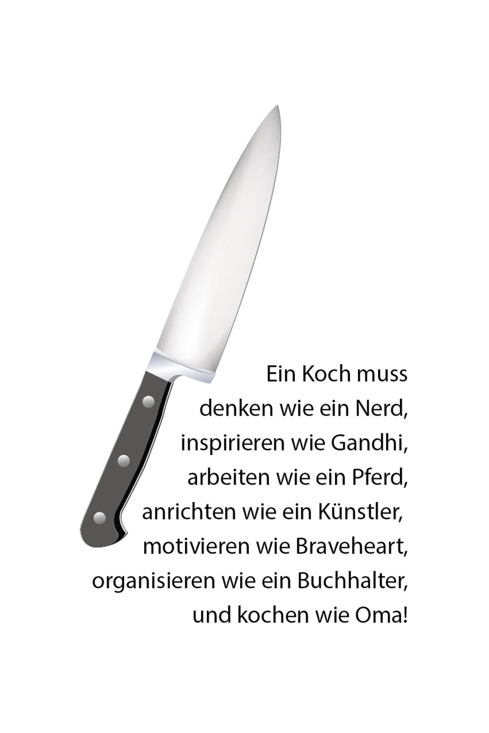 queence Wanddekoobjekt »Messer« von queence