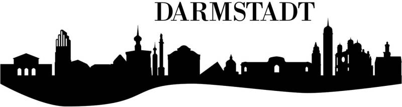 queence Wandtattoo »Darmstadt Skyline«, (1 St.) von queence