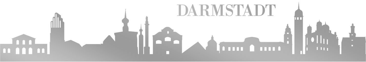 queence Wandtattoo »Darmstadt Skyline«, (1 St.) von queence