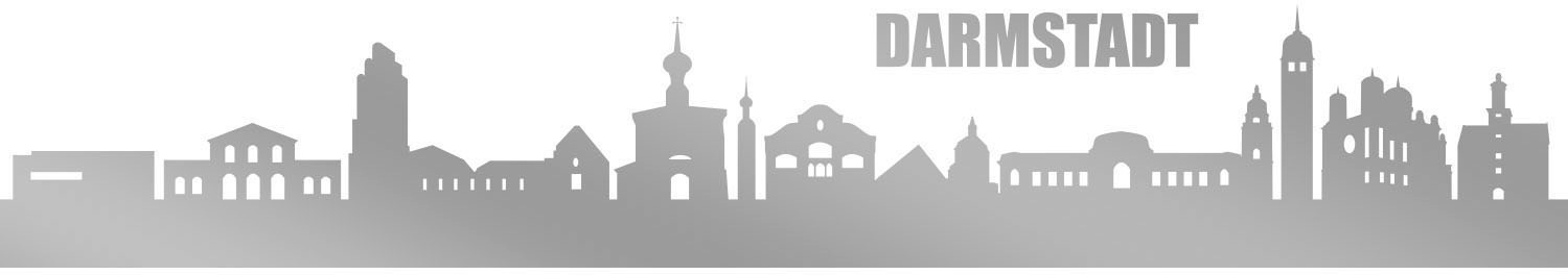 queence Wandtattoo »Darmstadt Skyline«, (1 St.) von queence