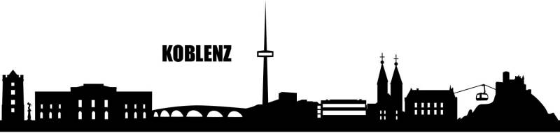 queence Wandtattoo »Koblenz Skyline«, (1 St.) von queence