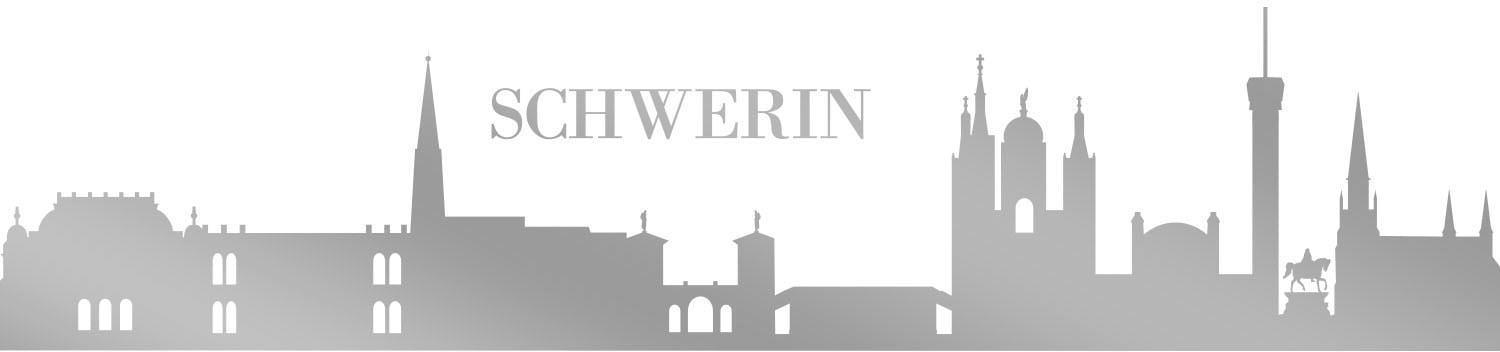 queence Wandtattoo »Schwerin Skyline«, (1 St.) von queence