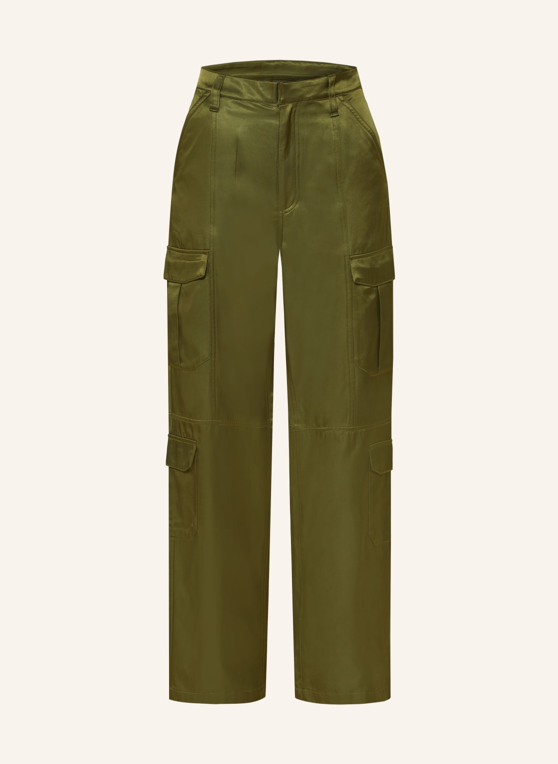 Rag & Bone Cargohose Cailyn Aus Satin gruen von rag & bone