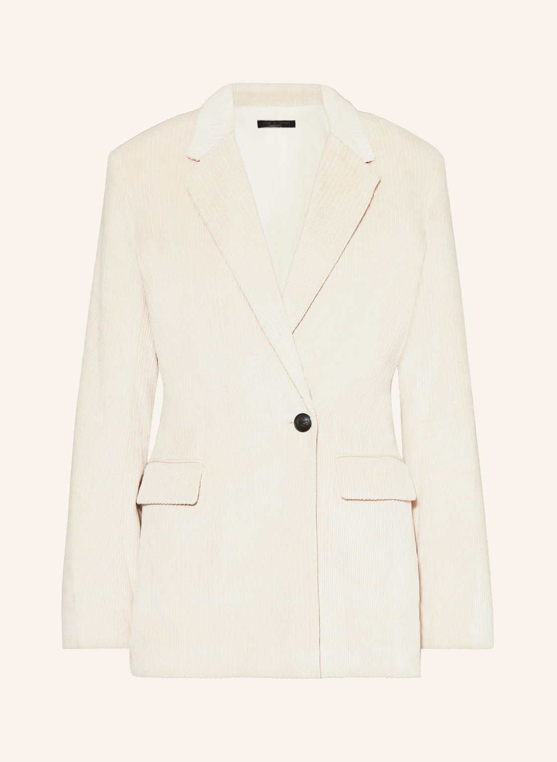 Rag & Bone Longblazer Tessa Aus Cord beige von rag & bone