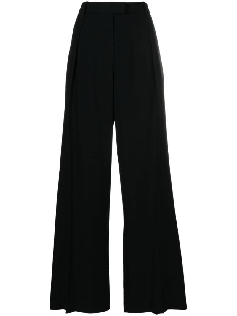 rag & bone Bennett wide-leg crepe trousers - Black von rag & bone