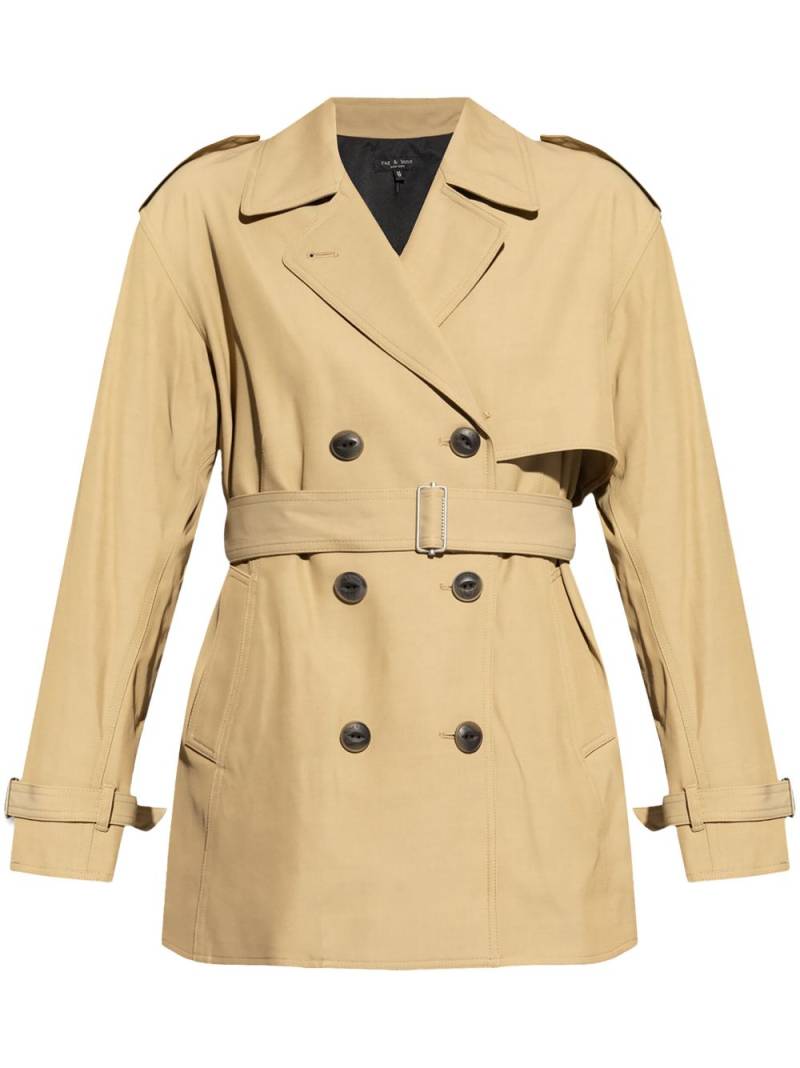 rag & bone Beverly cropped coat - Neutrals von rag & bone