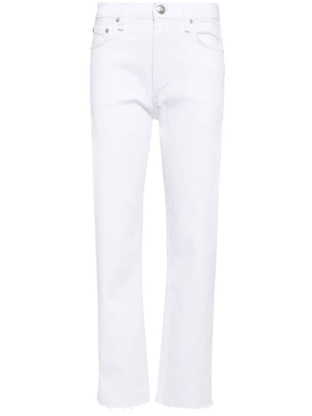 rag & bone Harlow straight-leg jeans - White von rag & bone