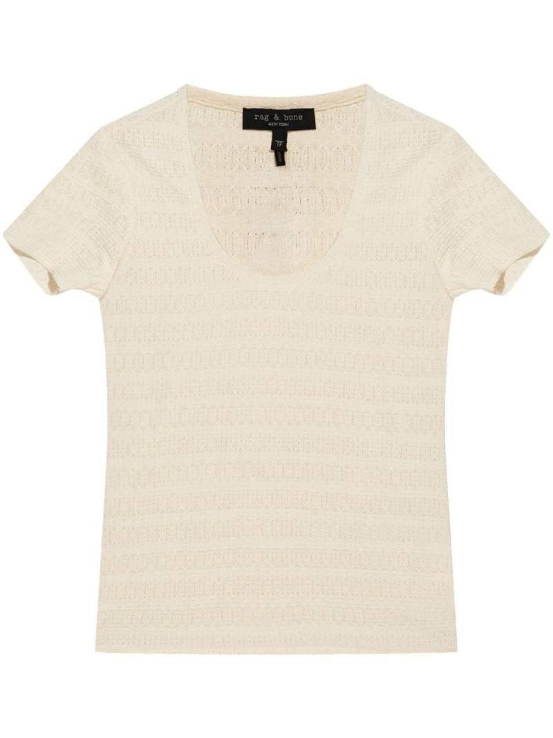 rag & bone Julia T-shirt - Neutrals von rag & bone