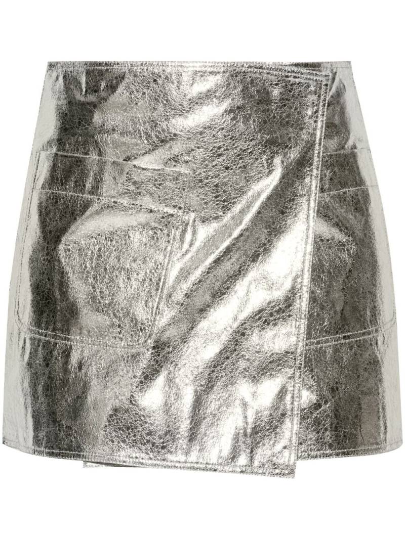 rag & bone Kyla mini skirt - Silver von rag & bone