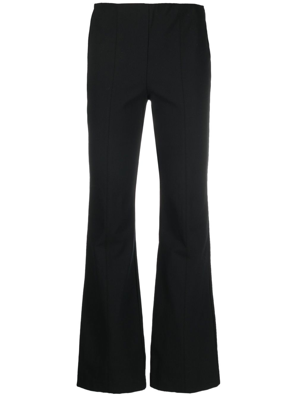 rag & bone flared-leg high-waisted trousers - Black von rag & bone