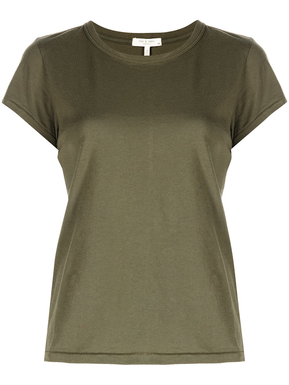 rag & bone garmet-dyed cotton T-Shirt - Green von rag & bone