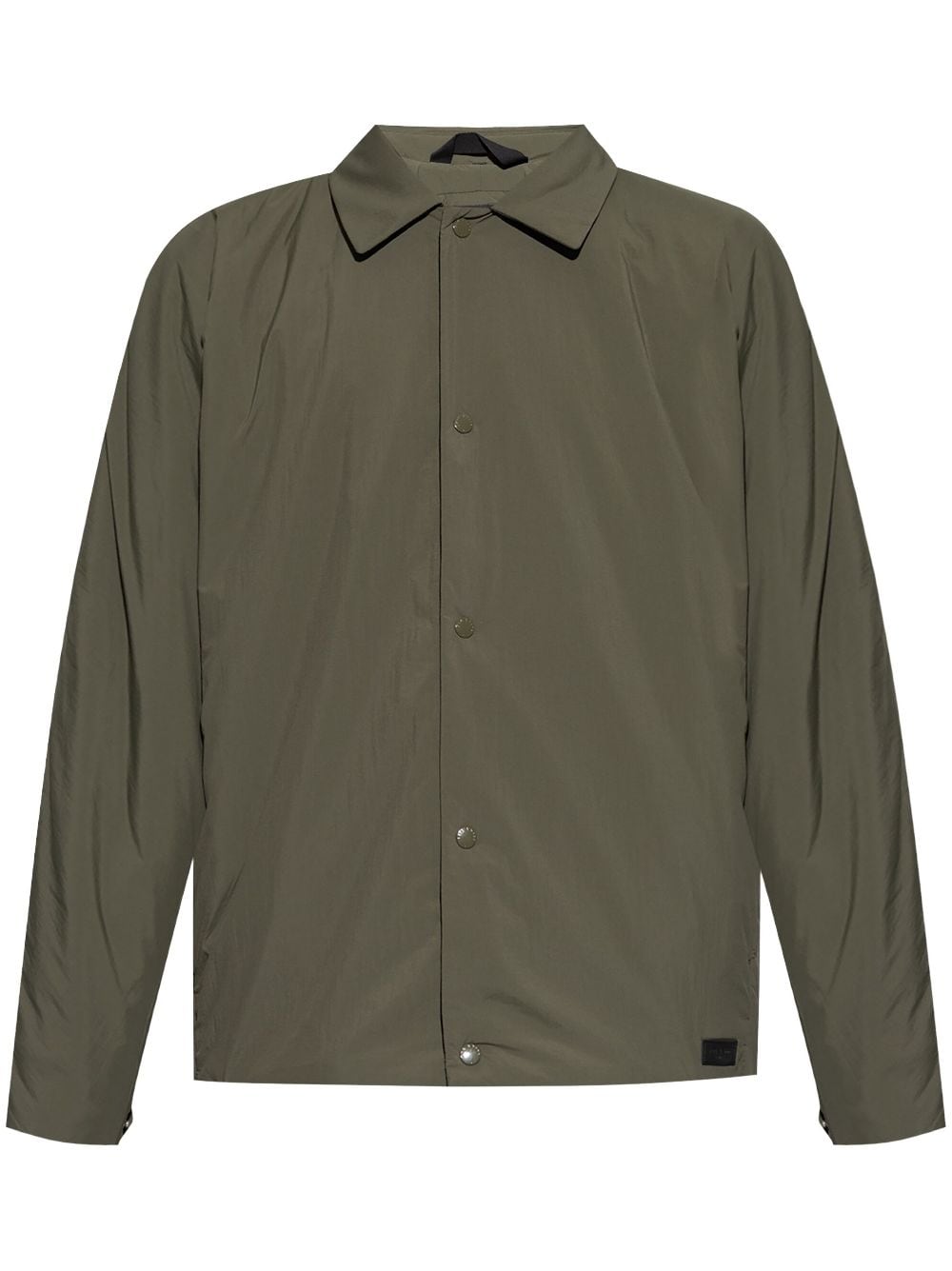 rag & bone logo-patch shirt jacket - Green von rag & bone