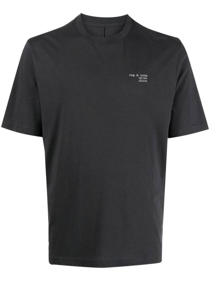 rag & bone logo-print T-shirt - Black von rag & bone