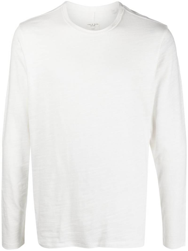 rag & bone long-sleeve cotton T-shirt - White von rag & bone