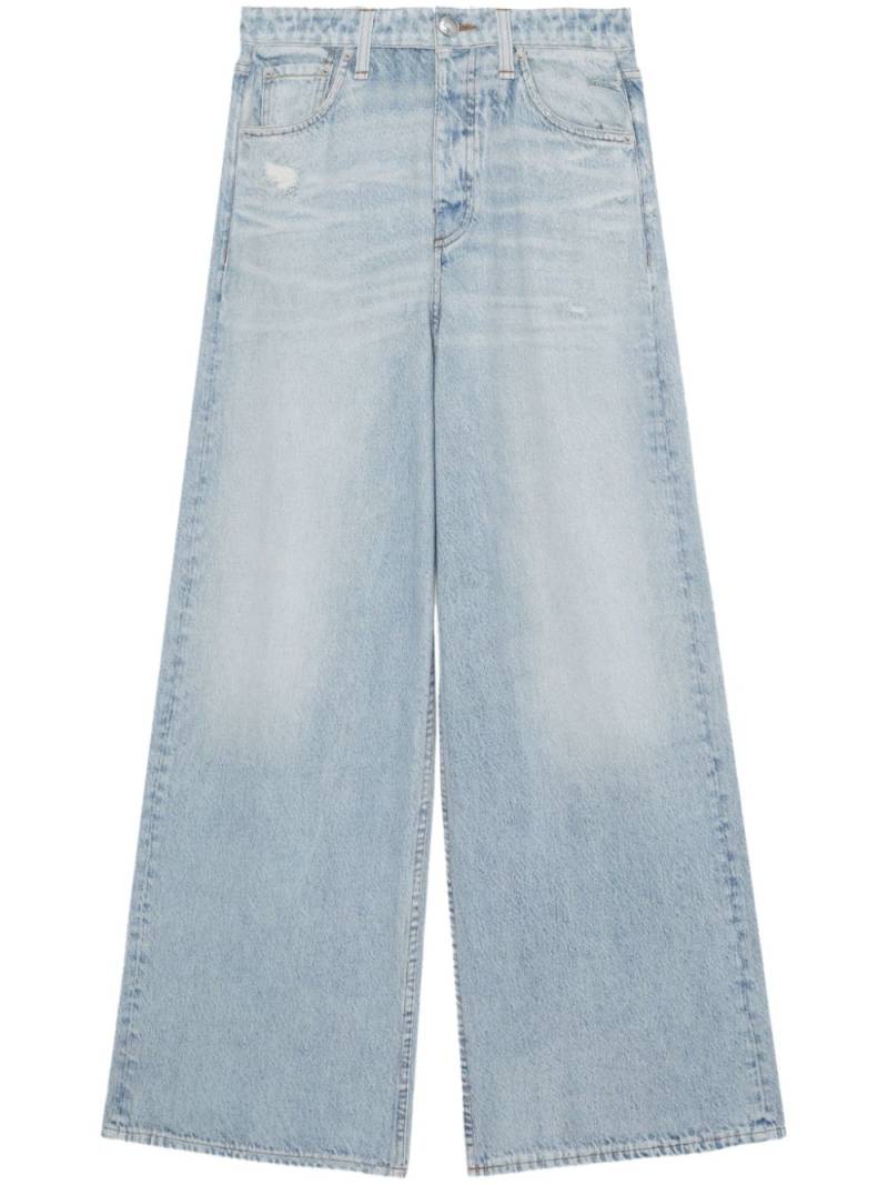 rag & bone mid-rise wide-leg jeans - Blue von rag & bone