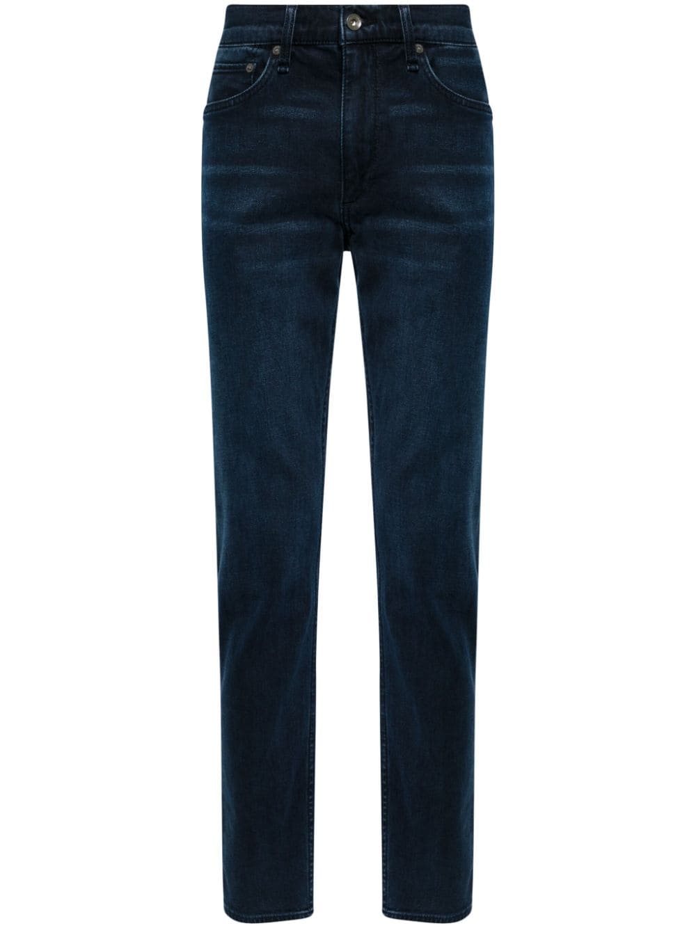 rag & bone slim-cut cotton jeans - Blue von rag & bone