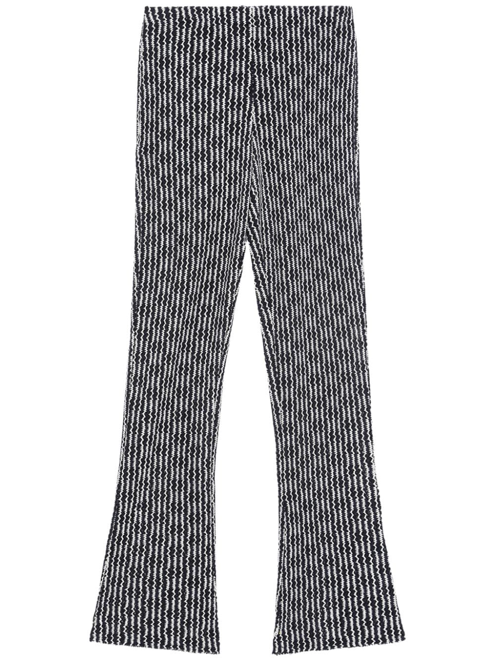 rag & bone zigzag pattern slim-legged trousers - Black von rag & bone