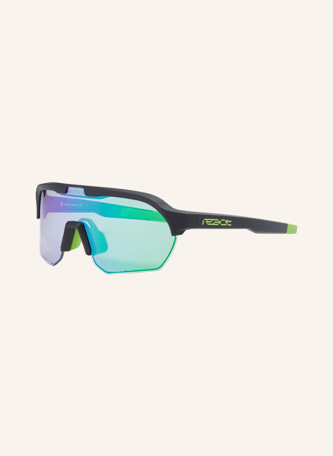 React Multisportbrille Optray schwarz von react