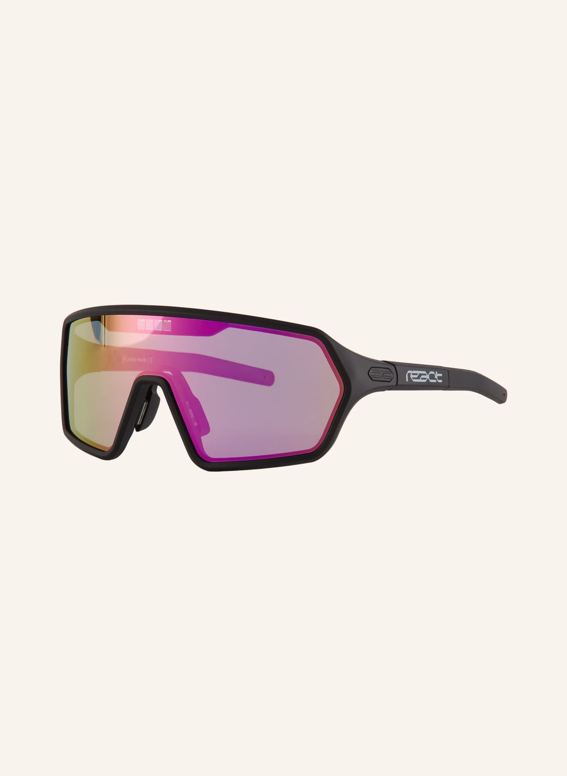 React Multisportbrille Rev schwarz