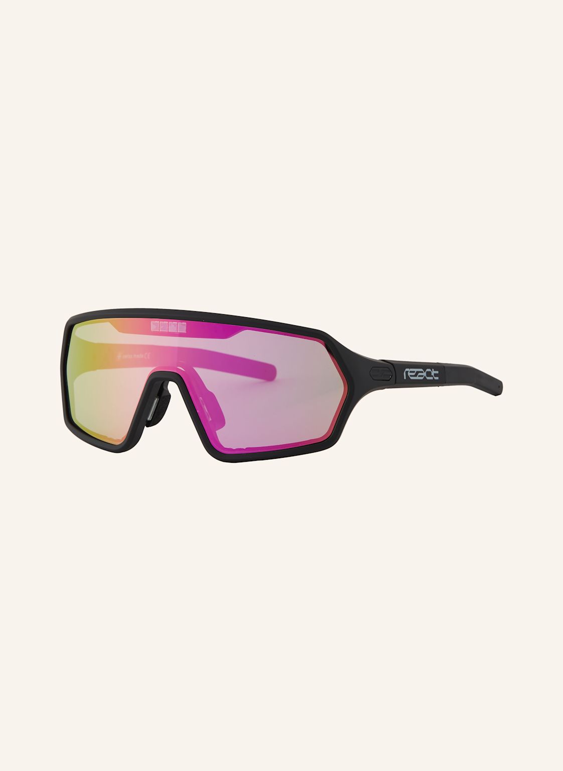 React Multisportbrille Rev schwarz von react