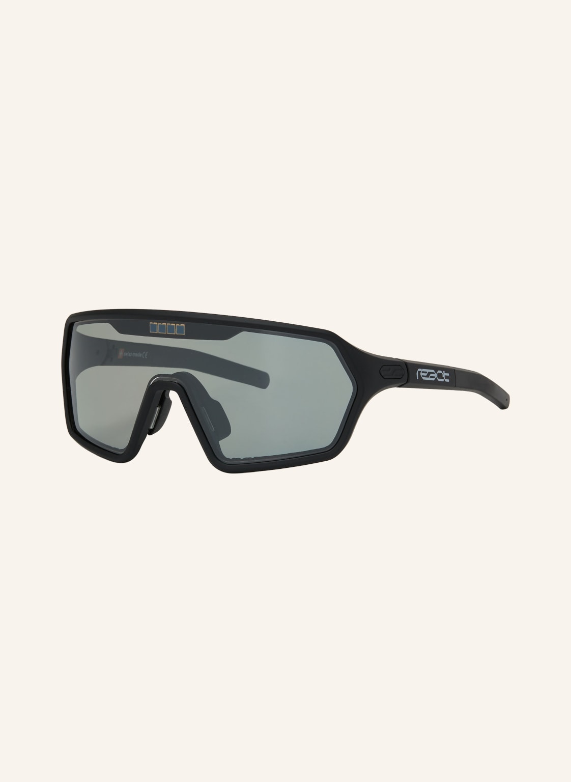 React Multisportbrille Rev schwarz von react