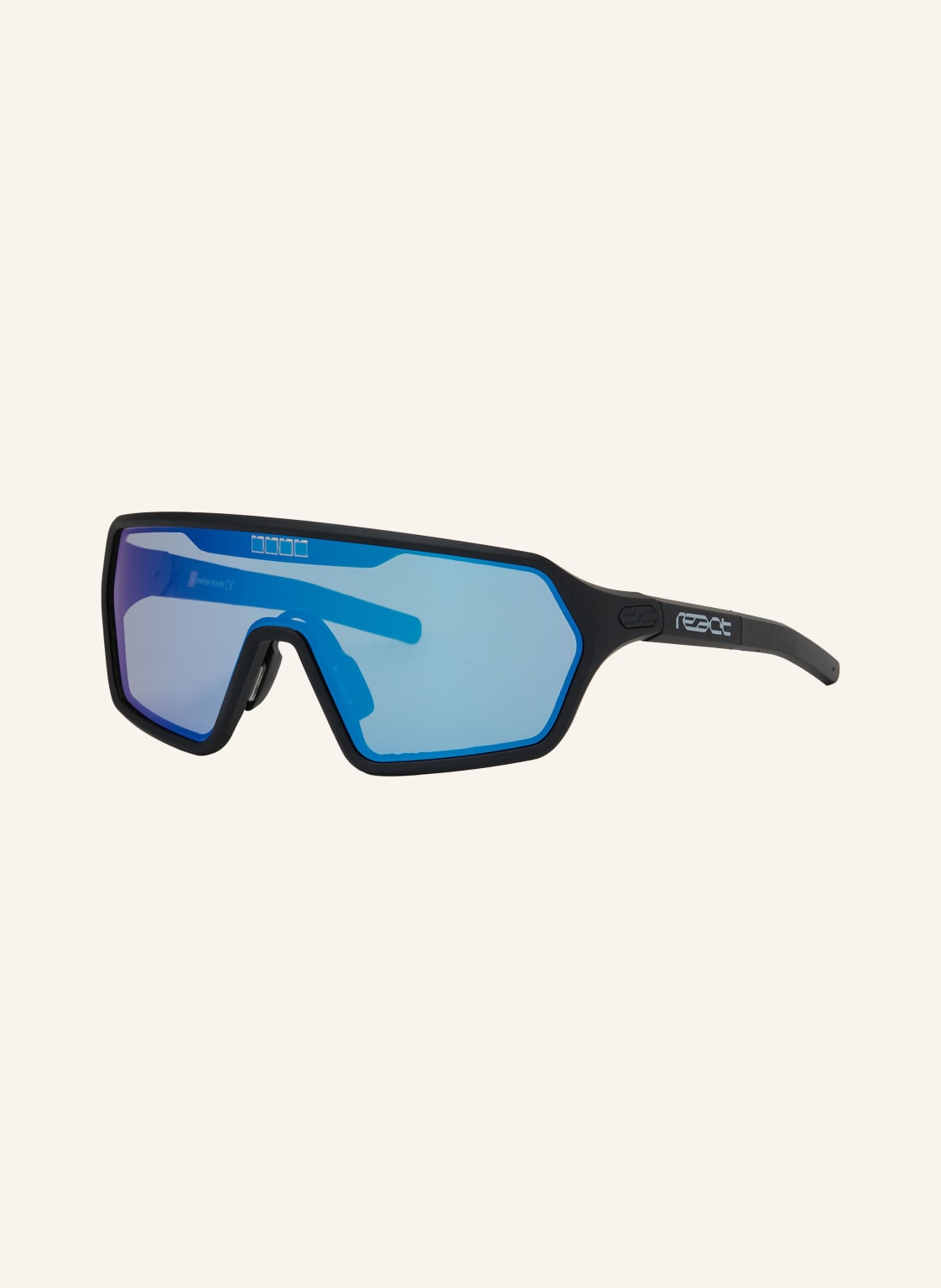 React Multisportbrille Rev schwarz von react