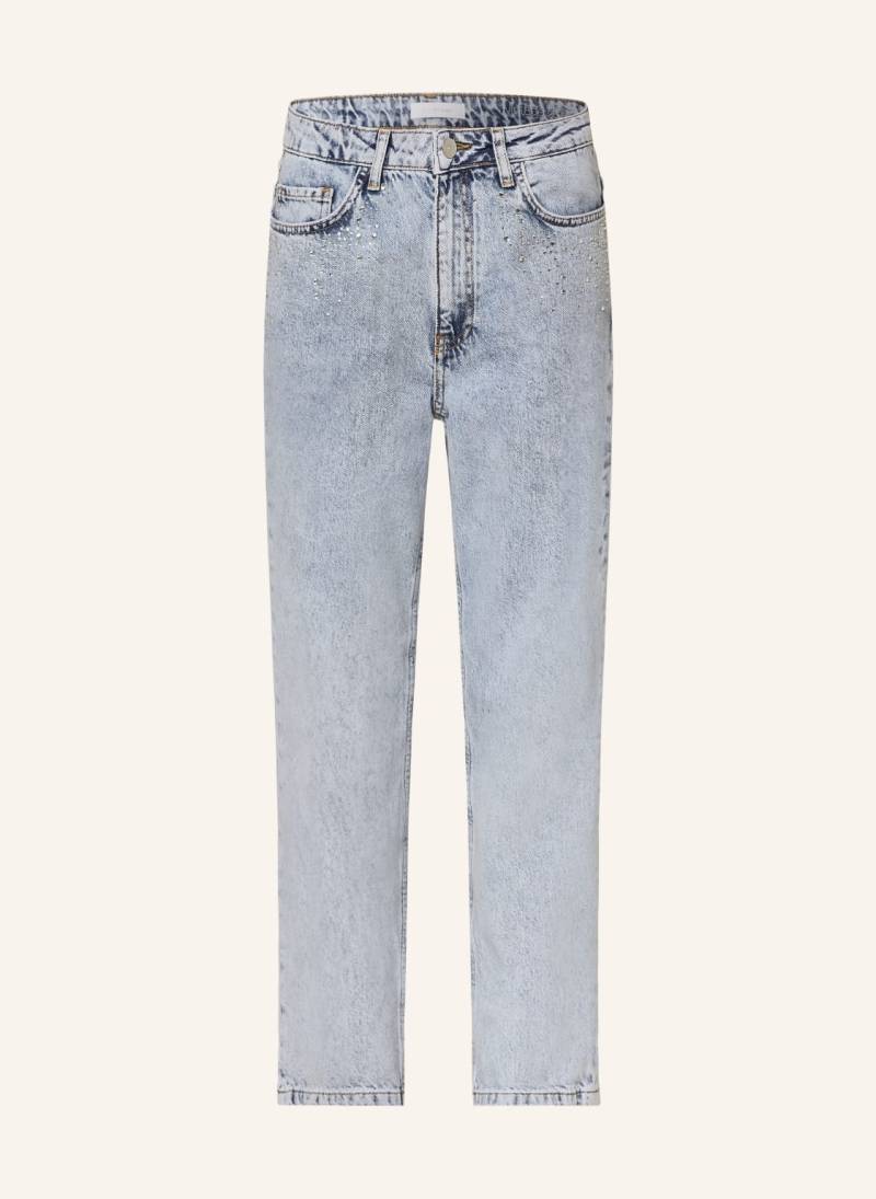 Rich&Royal 7/8-Jeans Mit Schmucksteinen blau von rich&royal